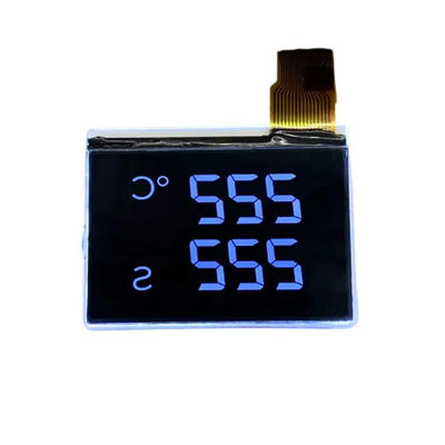 Monochrome Industrial LCD Display With Storage Temperature -30 To +80°C